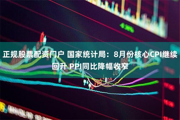 正规股票配资门户 国家统计局：8月份核心CPI继续回升 PPI同比降幅收窄