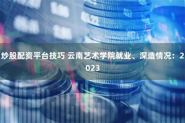 炒股配资平台技巧 云南艺术学院就业、深造情况：2023